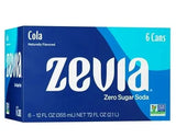 Zevia Sugar Free Soda 6-Pack, 6x355mL