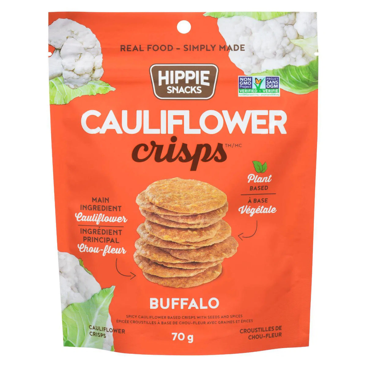 Hippie Snacks Cauliflower Crisps