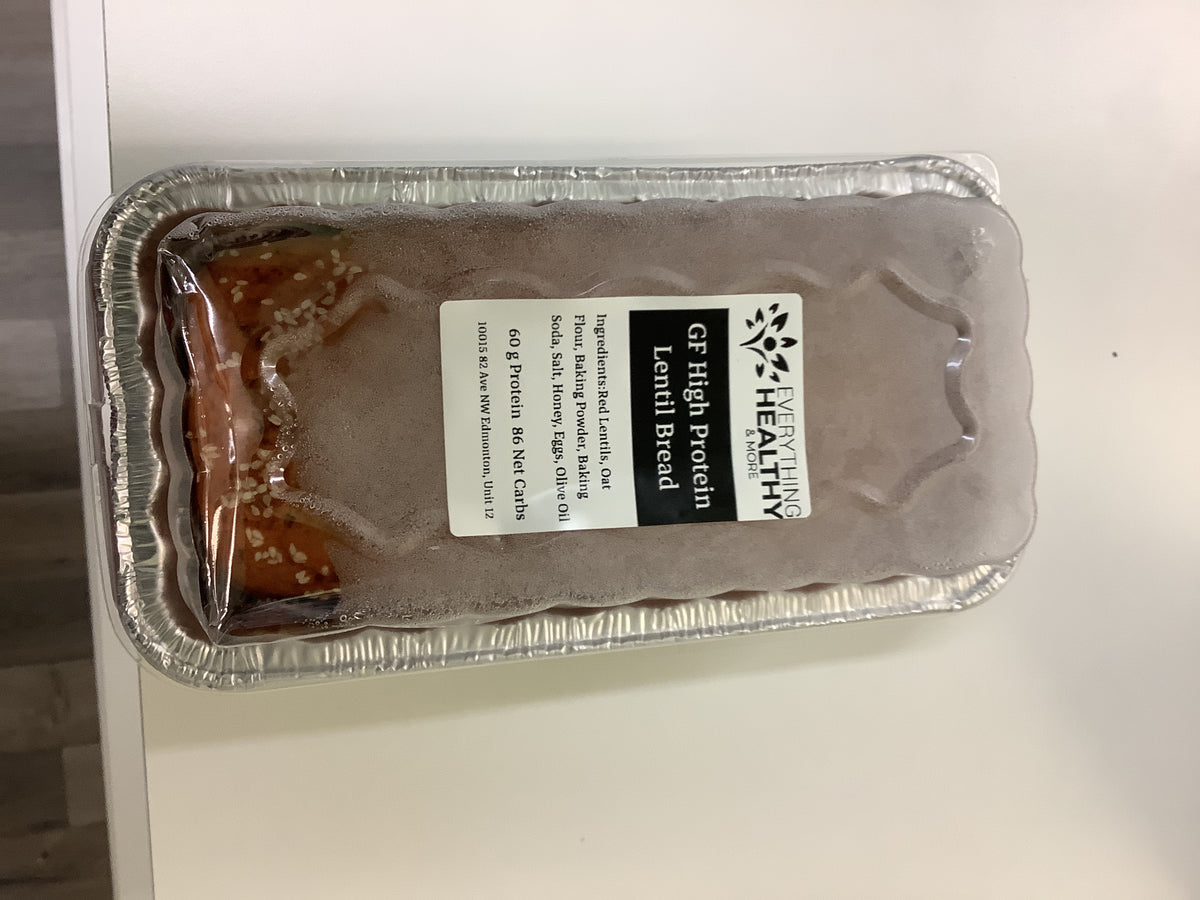 High Protein Lentil Bread (Gluten Free)