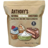 Anthony's Goods Natural Erythritol Sweetener, 1.13kg (BB: 19-JAN-24)