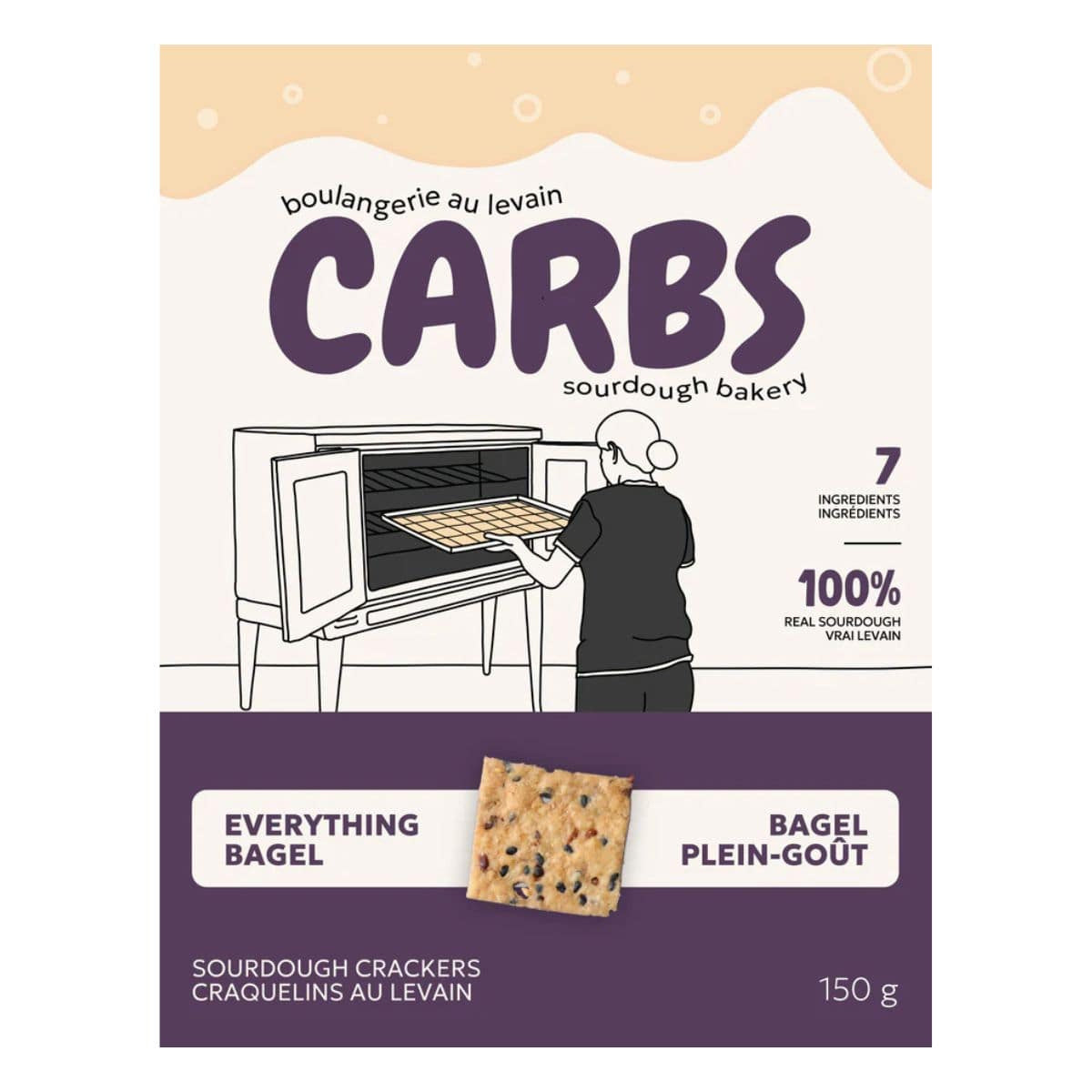 Carbs Bakery Sourdough Crackers