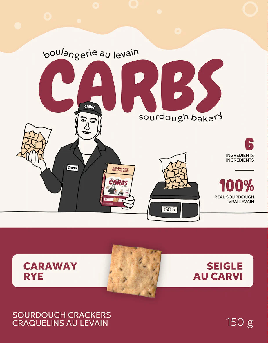 Carbs Bakery Sourdough Crackers