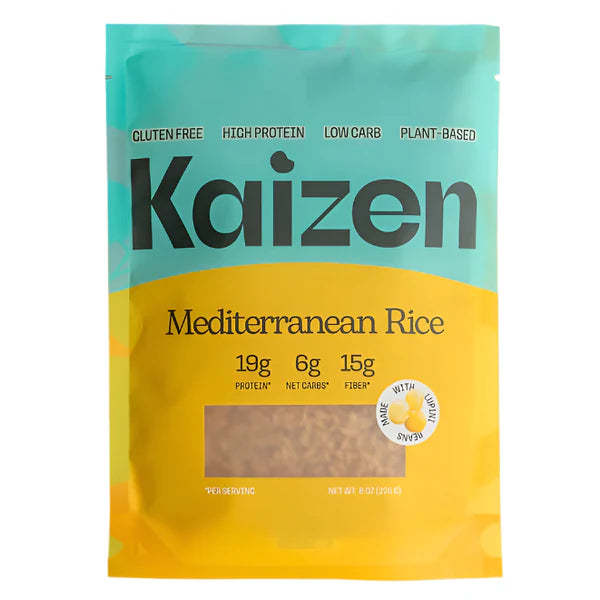 Kaizen Foods Low-Carb Rice, 224g - Mediterranean (BB: JUL-24-26)