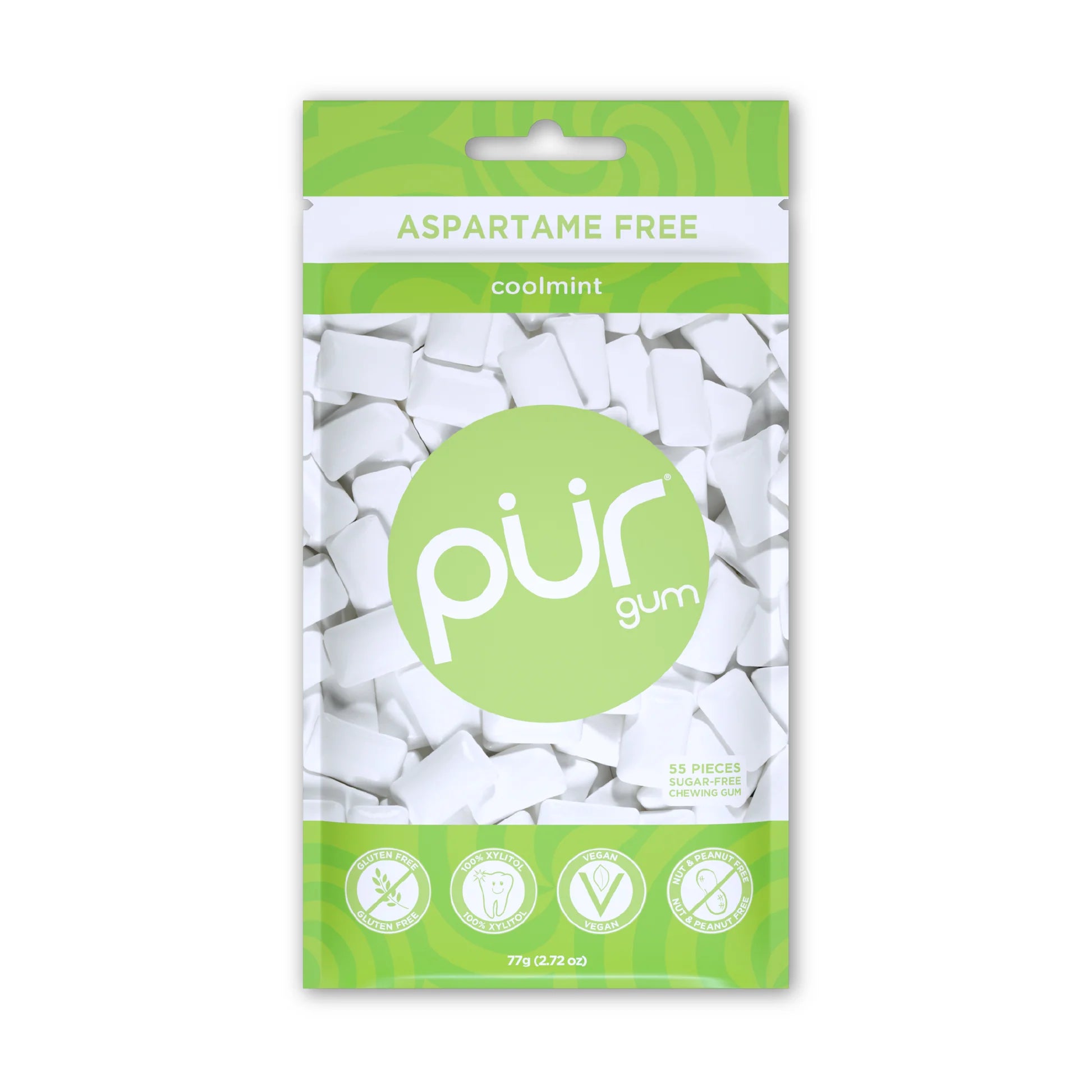 Pur sugar-free Gum, 55 pieces