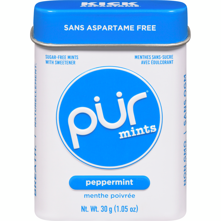 Pur Sugar-free Mints - Peppermint (BB:JUN-06-26)