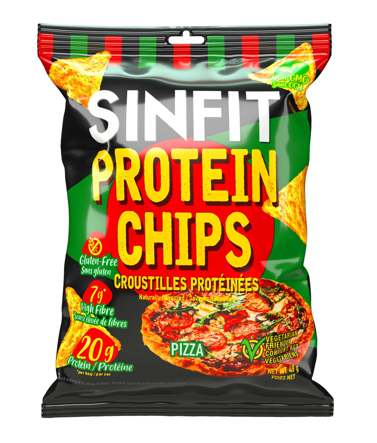 SinFIT Protein Chips - Pizza (BB:MAY-31-26)