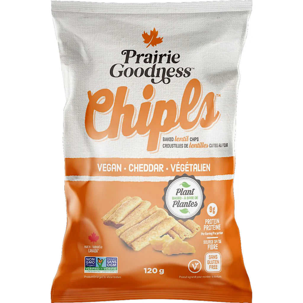 Chipls Baked Lentil Chips - Vegan Cheddar (BB: JUL-09-26)