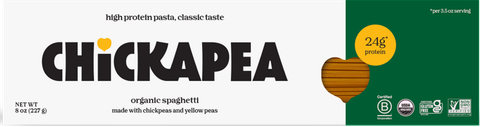 Chickapea Organic Yellow Pea and Chickpea Pasta 227g