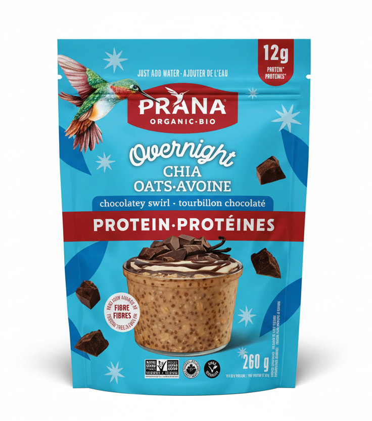 Prana Overnight Protein Oats - Chocolatey Swirl (BB-APR-15-26)
