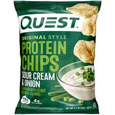 Quest Nutrition Protein Tortilla Chips - Sour Cream & Onion (BB-APR-06-26)