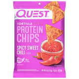 Quest Nutrition Protein Tortilla Chips, 32g - Spicy Sweet Chili (BB:MAY-14-26)
