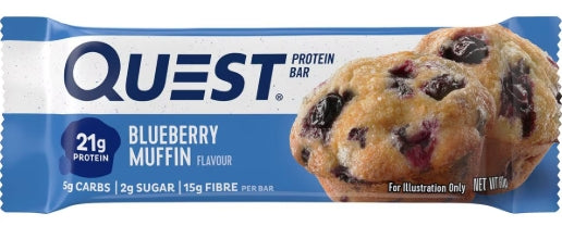 Quest Nutrition Protein Bar - Blueberry Muffin (BB: FEB-03-26)