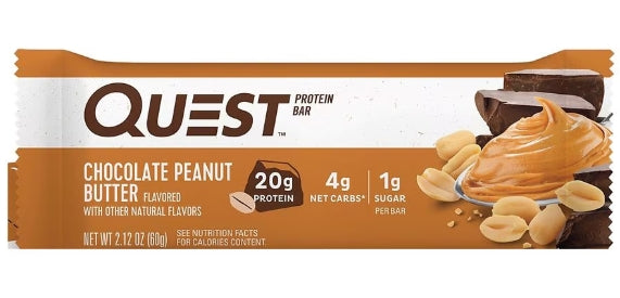 Quest Nutrition Protein Bar 60g (single) - Chocolate Peanut Butter (BB: AUG-01-26)