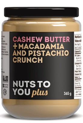 Nuts To You Nut Butters - Cashew Butter+ Macadamia & Pistachio(BB:MAY-10-26)