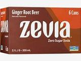 Zevia Sugar Free Soda 6-Pack, 6x355mL