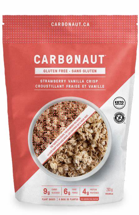 Carbonaut gluten free granola - Strawberry Vanilla