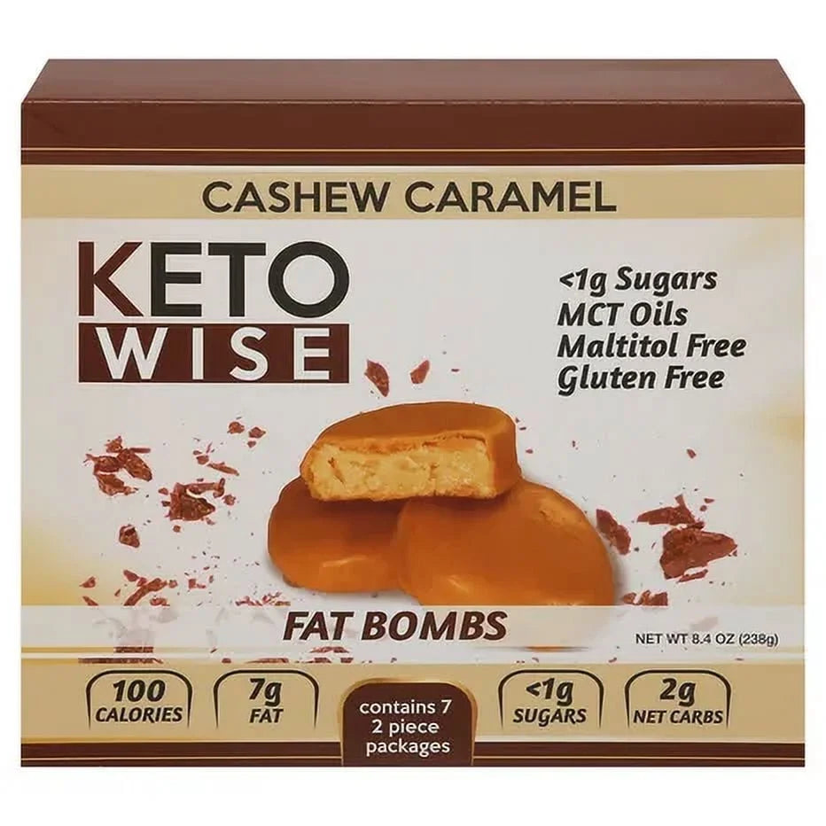 Keto Wise Fat Bombs - Cashew Caramels (BB:NOV-30-26)