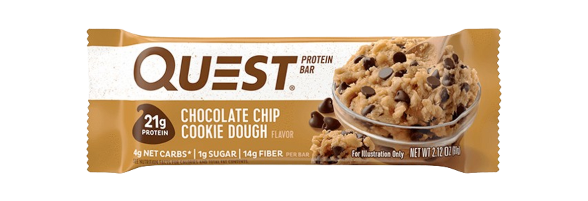 Quest Nutrition Protein Bar 60g - Chocolate Chip Cookie Dough (BB:MAY-20-26)
