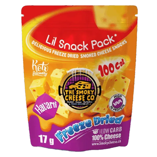 Smoky Cheese Co. Freeze Dried Smoked Havarti, 17g - 50g
