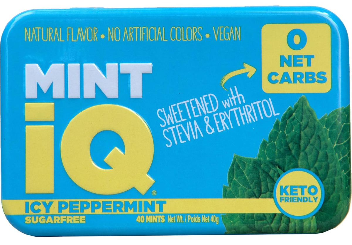 MintIQ 0 calorie mints - Peppermint(BB:MAY-02-26)