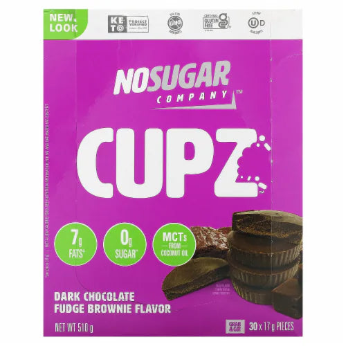 No sugar Co. Cupz (single) - Fudge Brownie (BB:APR-25-26)