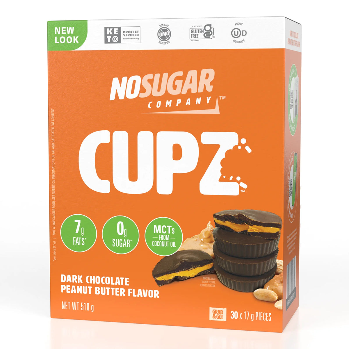 No sugar Co. Cupz (single) - Peanut Butter (BB:APR-28-26)