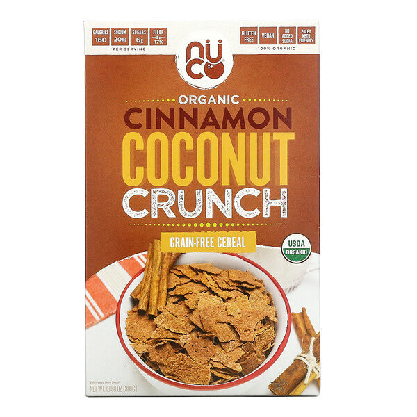 NuCo Coconut Crunch Cereal - Cinnamon Coconut (BB: JUN-20-26)