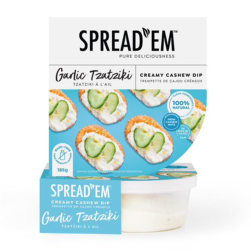 Spread 'm Kitchen Cashew Based Spreads and Dips 200g
